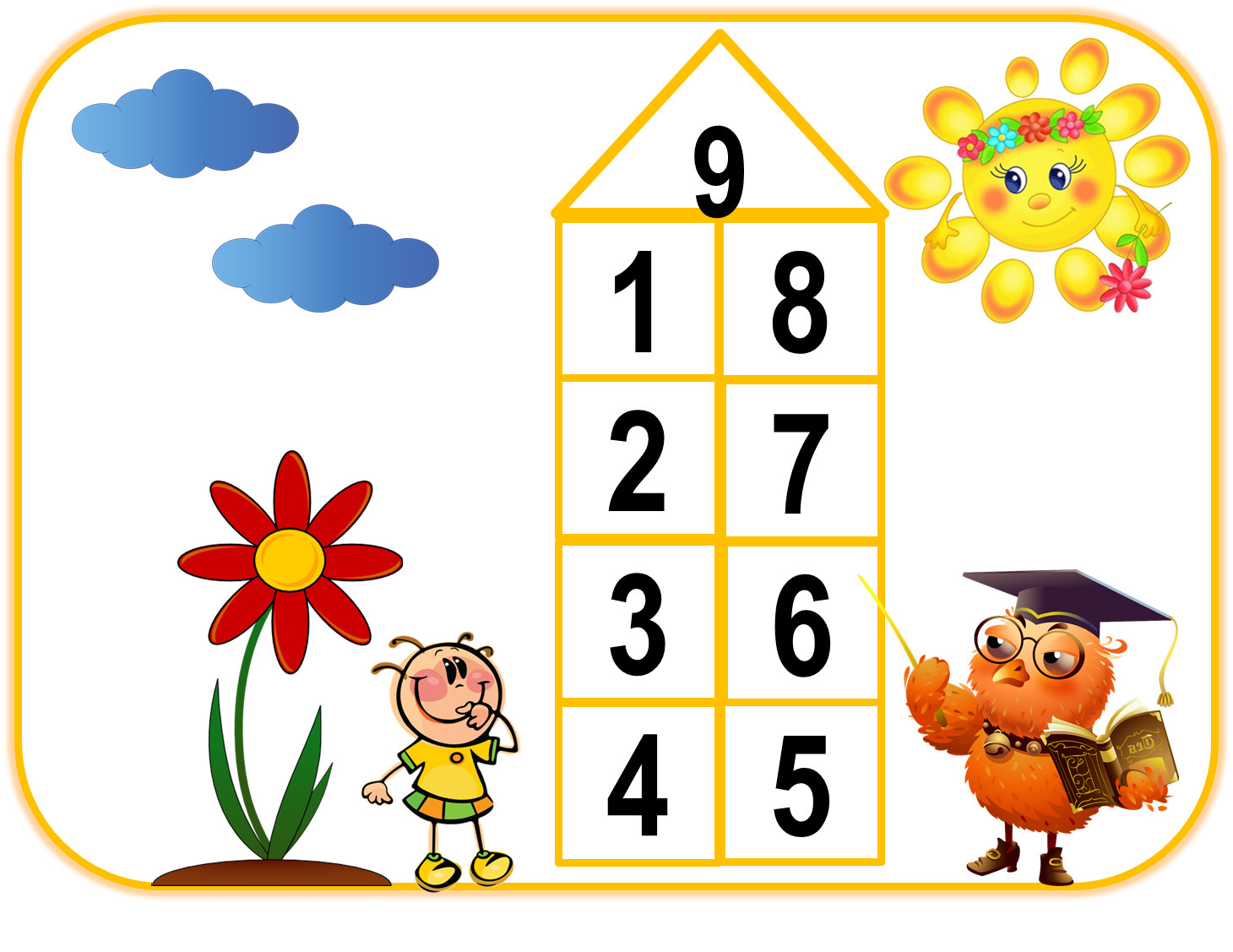 Состав чисел 6 9. Числовые домики состав числа 9. Плакат "состав числа" а2. Числовые домики для дошкольников. Домик числа 8.